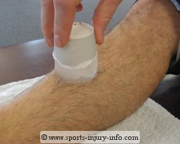 Ice Massage for Shin Splints